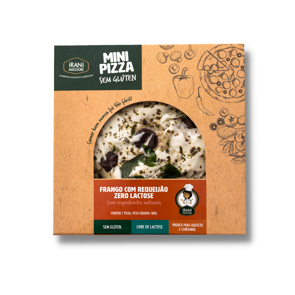 PIZZA DE FRANGO COM REQUEIJÃO 180G