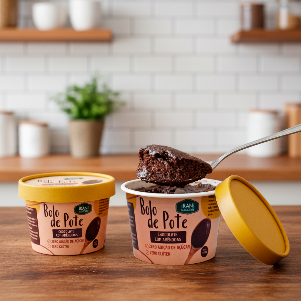 BOLO DE POTE DE CHOCOLATE 200G